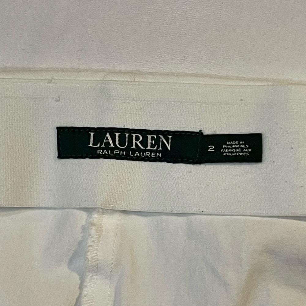 Ralph Lauren Women's White Shirt Cropped Pants - Picture 3 of 9